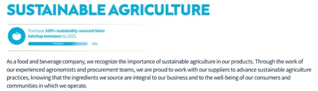 Kraft Heinz Sustainability and ESG Seminar